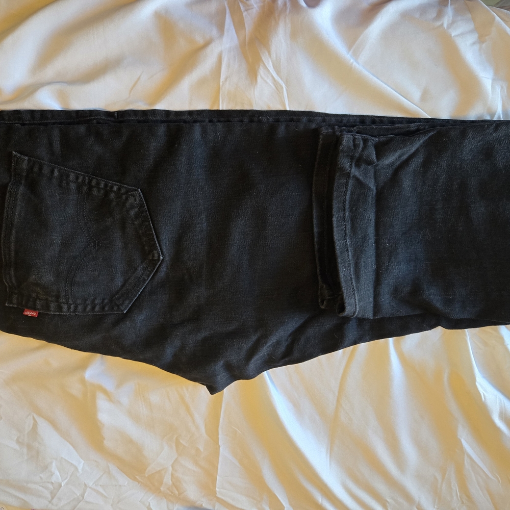 Classic Black Straight Men's Jeans